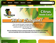 Tablet Screenshot of citrustreesource.com